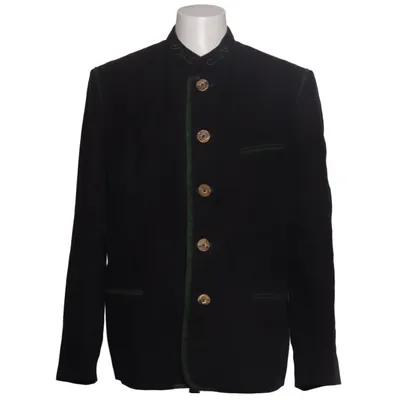 Blazer (Schwarz, Grün) von Mothwurf Acetat, Leinen, Polyester, Viskose