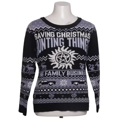 Julesweater (Sort, Grå) fra Super.Natural Akryl