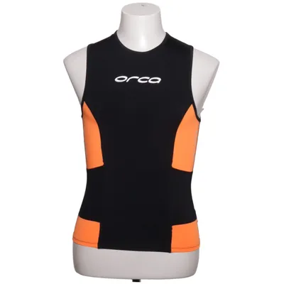 Sports tank top (Black, Orange) from Orca Elastane, Polyamide