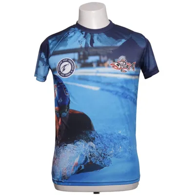 Badtröja (Blå, Flerfärgad) från Canarias Blue Polyester