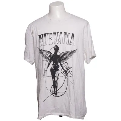 T-shirt (Blanc, Noir) de Nirvana Coton