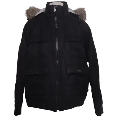 Winter jacket (Black) from Phat Farm Cotton, Polyamide, Polyester