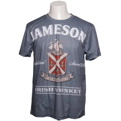 T-shirt (Grijs) van Jameson Elastaan, Polyester
