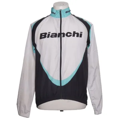 Sports jacket (White, Black, Turquoise) from Bianchi Polyester