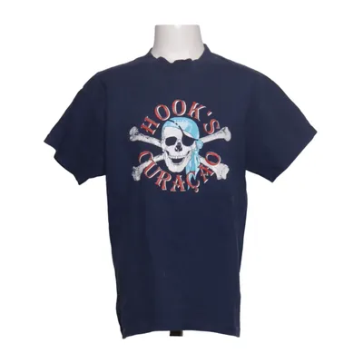 T-shirt (Blauw) van Hanes Heavyweight Katoen