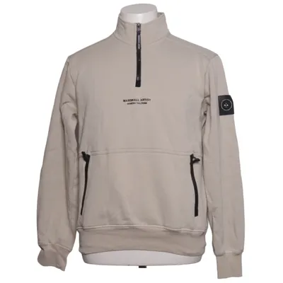 Collegetröja (Beige) från Marshall Artist Bomull, Polyester