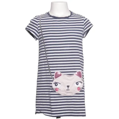 Jurk (Blauw, Wit) van Happy Girls