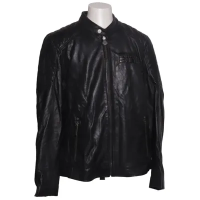 Läderjacka (Svart) från Rammstein Bomull, Skinn, Polyester