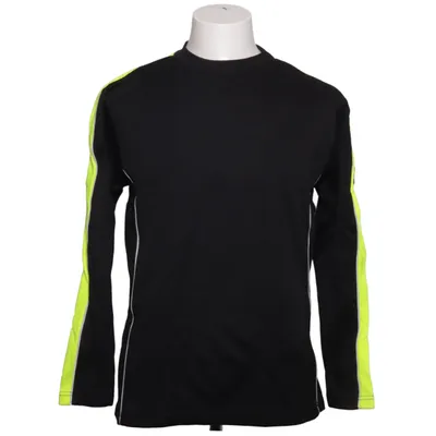 Base layer shirt (Black, Yellow) from Mascot Cotton, Polyester