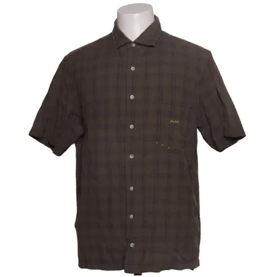 Short sleeve shirt (Brown, Blue) from Maui Sports Cotton