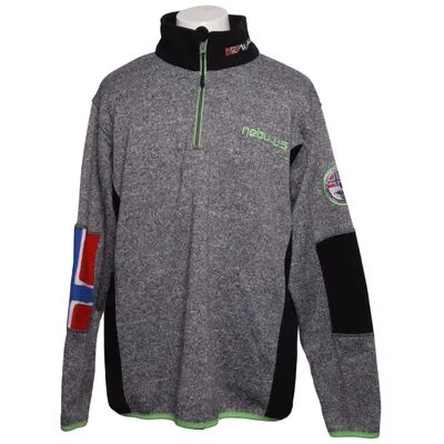 Fleecetrøje (Grå, Sort, Flerfarvet) fra Nebulus Polyester