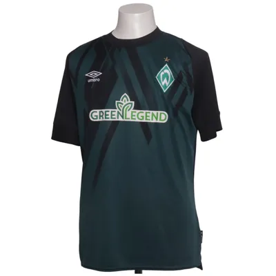 Fotbollströja (Svart, Grön) från Umbro Polyester