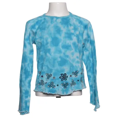 Long sleeve T-shirt (Blue) from Crash One Cotton