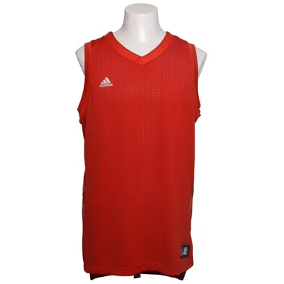 Basketbalshirt (Rood) van Adidas Gerecycled polyester