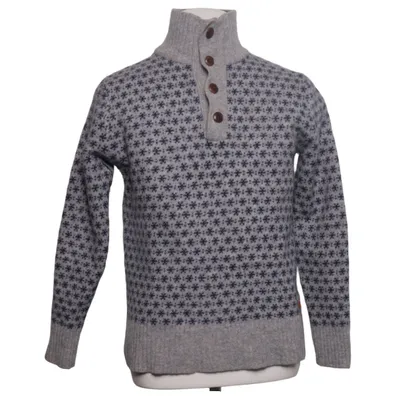 Lusekofte (Gris, Bleu) de GANT Laine