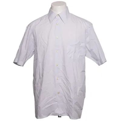 Chemise à manches courtes (Bleu) de Mc Panthon Coton, Polyester