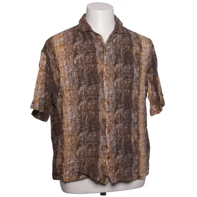 Chemise à manches courtes (Marron, Jaune, Multicolore) de Pull & Bear Viscose