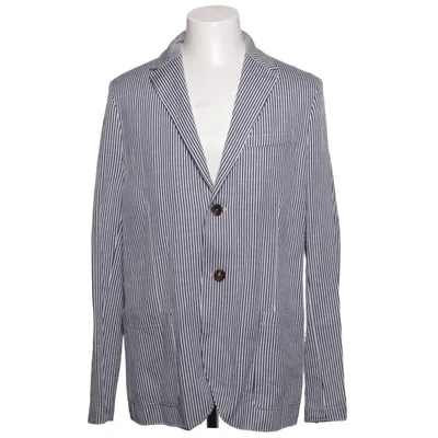 Blazer (Blue, White) from Harris Wharf London Cotton