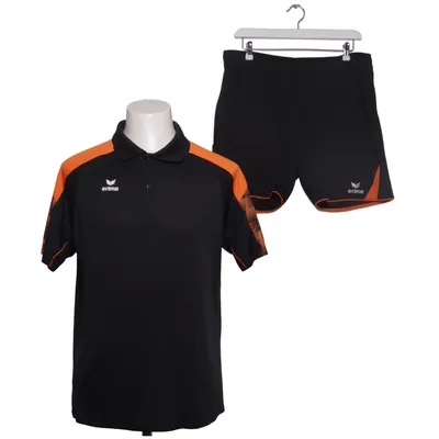 Träningsställ (Svart, Orange) från Erima Polyester