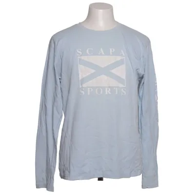 Long sleeve T-shirt (Blue) from Scapa Sports Cotton