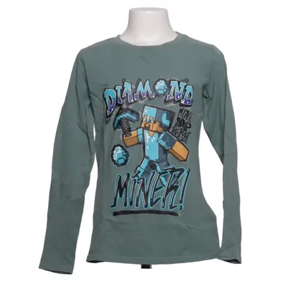 Långärmad t-shirt (Grön) från Minecraft Bomull