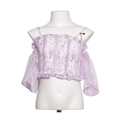 Crop top (Lila, Vit) från And Polyester