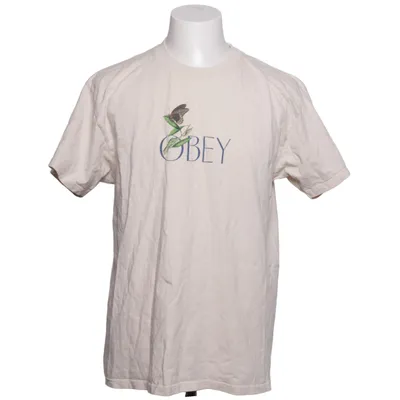 T-shirt (Beige) from Obey Cotton