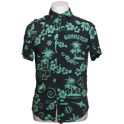 Short sleeve shirt (Black, Green) from Rammstein Viscose