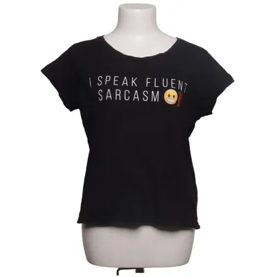 T-shirt (Black) from Emoji Cotton