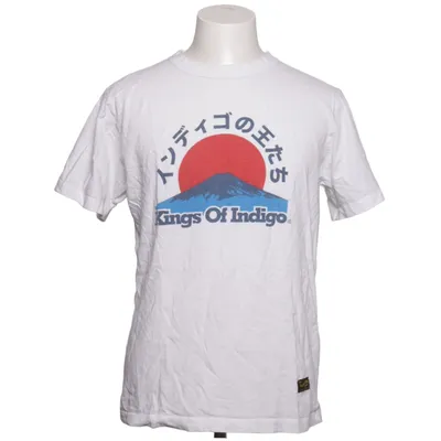 T-shirt (White, Multicolored) from Kings of Indigo Leather, Organic cotton