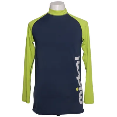 Zwemshirt (Blauw, Geel) van Mistral Elastaan, Polyester