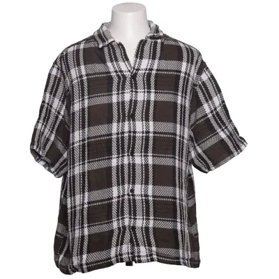 Kortärmad skjorta (Svart, Vit) från H&M Bomull