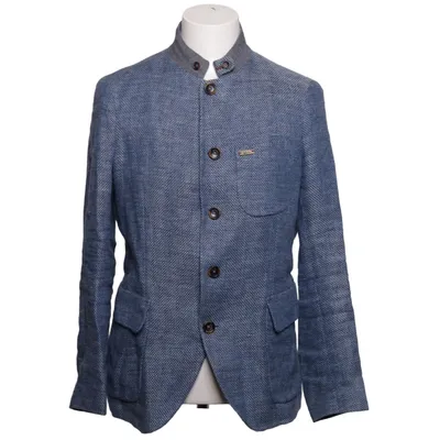 Blazer (Blue) from Luis Trenker Acetate, Cotton, Linen, Viscose