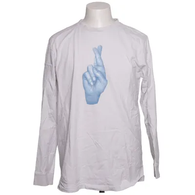 T-shirt à manches longues (Blanc, Bleu) de Madness