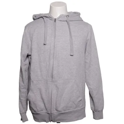 Sweat à capuche (Gris) de Identic Man Coton, Polyester