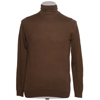 Rollkragenpullover (Braun) von Zara Man Basic Acryl, Wolle