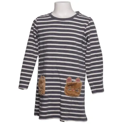 Dress (Gray, White) from Happy Girls Cotton