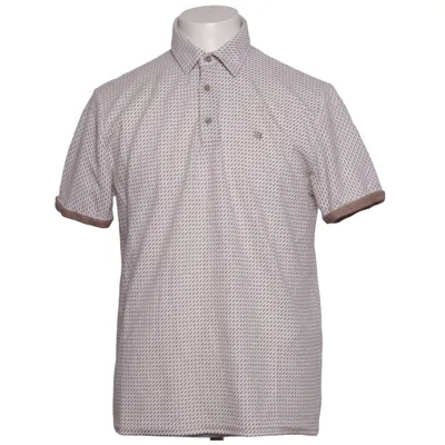 Polo (Blanc, Marron) de Avva Coton, Polyester