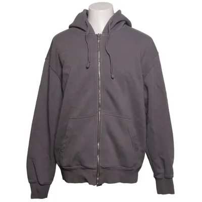 Hoodie (Gray) from Pull & Bear Cotton, Elastane, Polyester