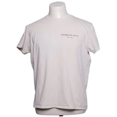 T-shirt (Vit) från Kenneth Cole Bomull, Elastan