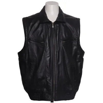 Gilet (Noir) de Prince Cuir, Polyester