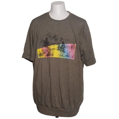 T-shirt (Grön, Flerfärgad) från Men + Bomull, Polyester