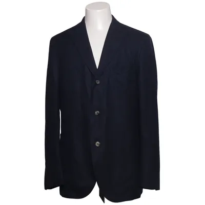 Blazer (Bleu) de Boglioli Acétate, Cupro, Laine