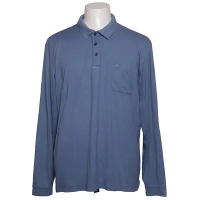Rugby shirt (Blauw) van Ragman Katoen, Polyester