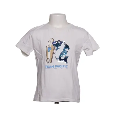T-shirt (White, Blue) from Tom Tailor Cotton
