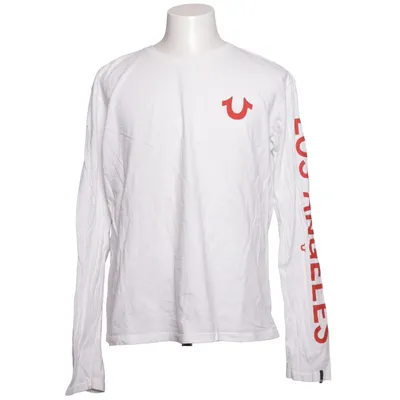 Langærmet t-shirt (Hvid, Rød) fra True Religion Bomuld