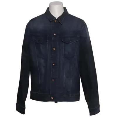 Denim jacket (Blue) from Denham Cotton, Elastane, Leather