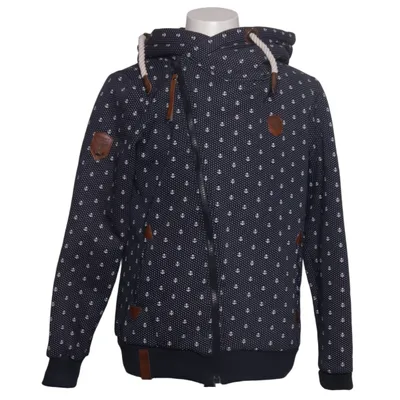 Sweat à capuche (Bleu, Blanc) de Vinte Coton, Polyester