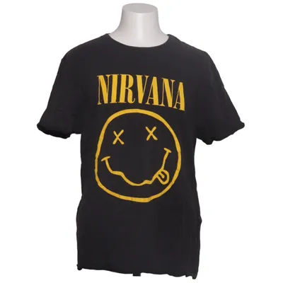 T-shirt (Sort, Gul) fra Amplified Bomuld