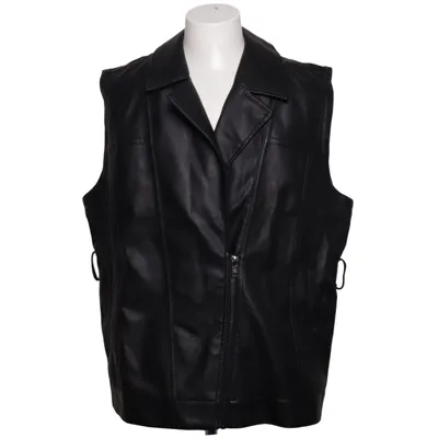 Bikervest (Grå) fra Colourful Rebel Polyester, Polyurethan
